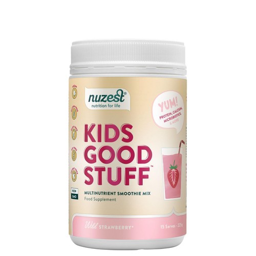 Nuzest Kids Good Stuff Wild Strawberry Multinutrient Smoothie Mix