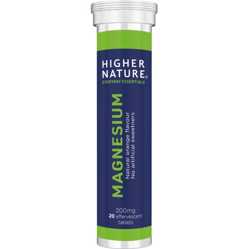 Higher Nature Everyday Essentials Magnesium Effervescent Tablets 200mg