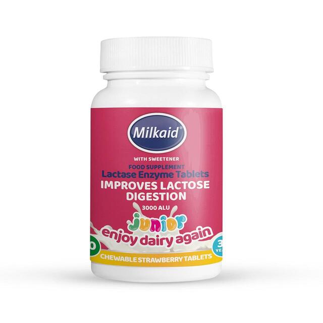Milkaid Junior Lactase Digestion Tablets