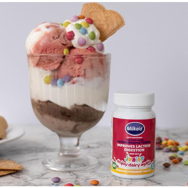 Milkaid Junior Lactase Digestion Tablets thumbnail 2