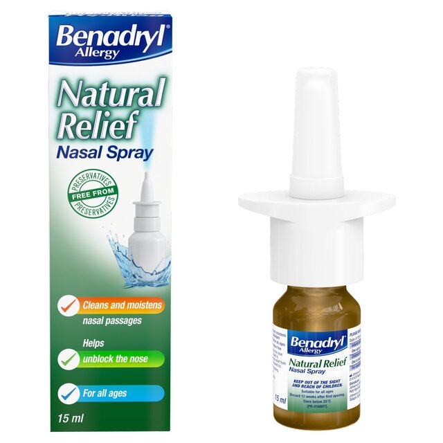 Benadryl Natural Allergy Relief Spray thumbnail 2