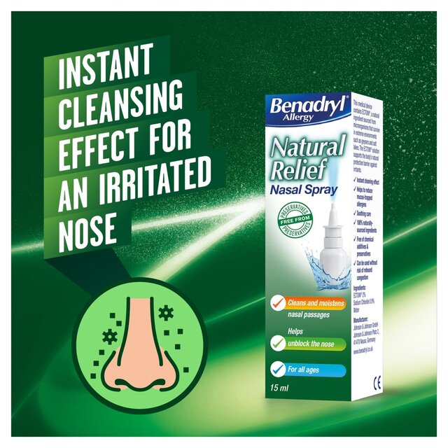Benadryl Natural Allergy Relief Spray thumbnail 9