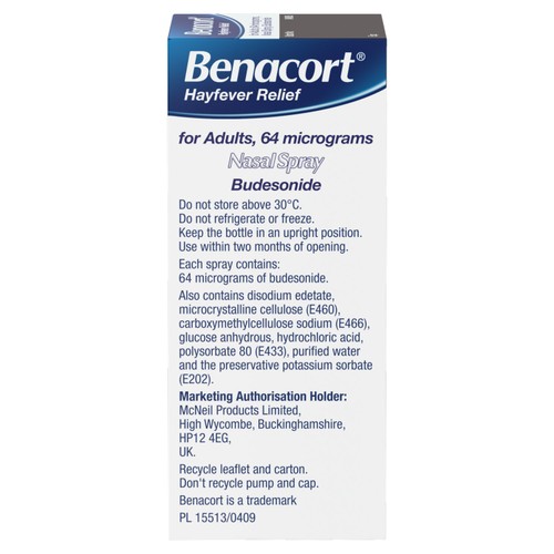 Benacourt Hayfever Relief Spray thumbnail 6