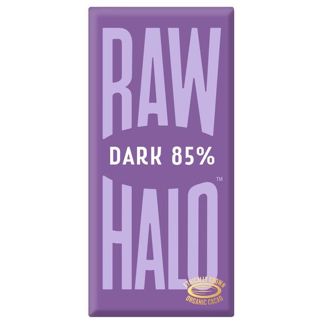 Raw Halo Vegan Dark 85% Chocolate Bar