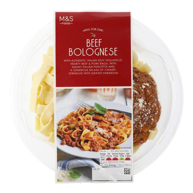 M&S Beef Bolognese with Tagliatelle