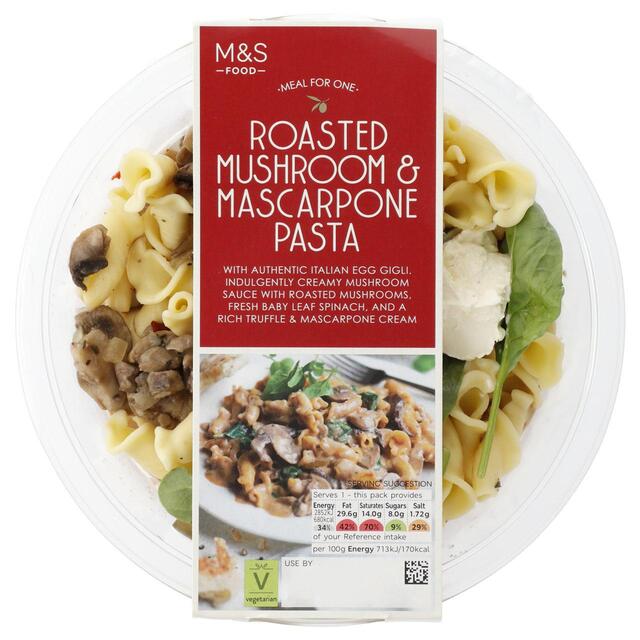 M&S Roasted Mushroom & Mascarpone Pasta