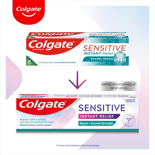 Colgate Sensitive Instant Relief Enamel Repair Toothpaste thumbnail 5