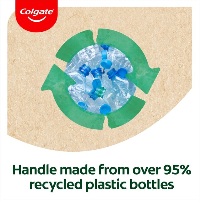 Colgate Recyclean Medium Manual Toothbrush thumbnail 2