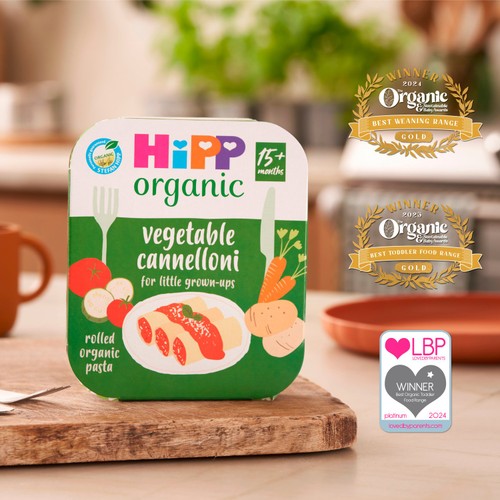 HiPP Organic Vegetable Cannelloni Toddler Tray Meal 15+ Months thumbnail 4