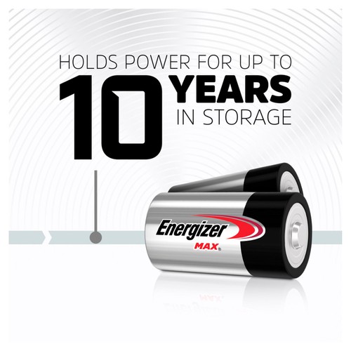 Energizer Max D Batteries, Alkaline thumbnail 6