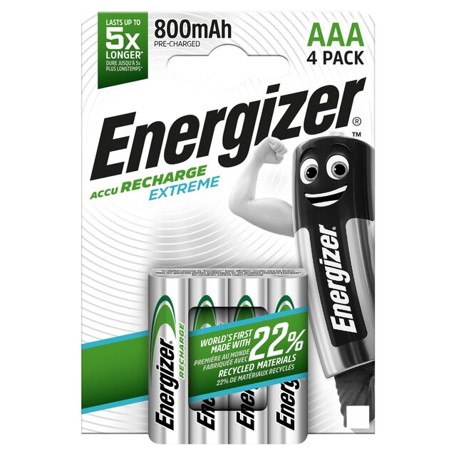 Energizer Extreme AAA Rechargeable Batteries