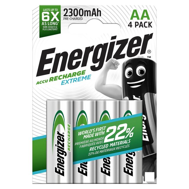 Energizer Extreme AA Rechargeable Batteries