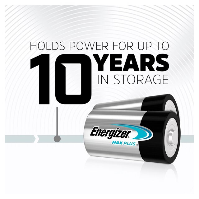 Energizer Max Plus D Batteries, Alkaline thumbnail 5