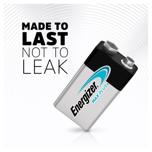 Energizer Max Plus 9V Batteries, Alkaline  thumbnail 2
