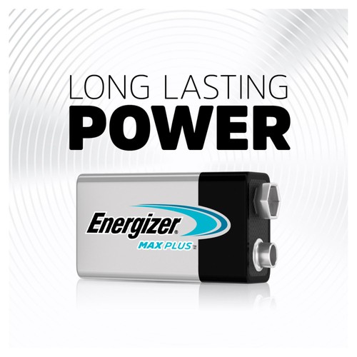 Energizer Max Plus 9V Batteries, Alkaline  thumbnail 3