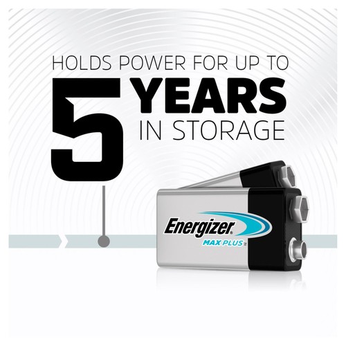 Energizer Max Plus 9V Batteries, Alkaline  thumbnail 5