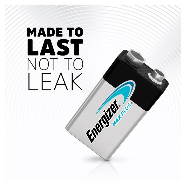 Energizer Max Plus 9V Batteries, Alkaline thumbnail 2