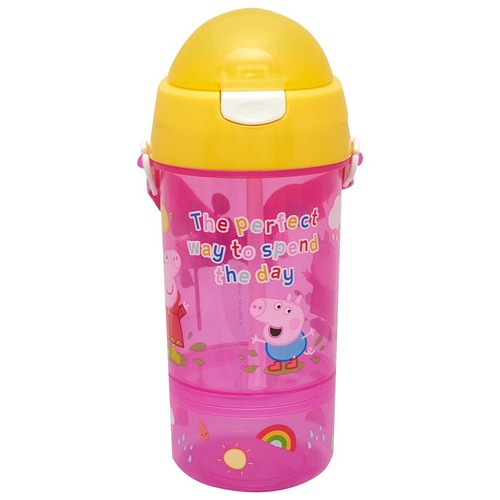 Peppa Pig Perfect Day Sip and Snack Bottle