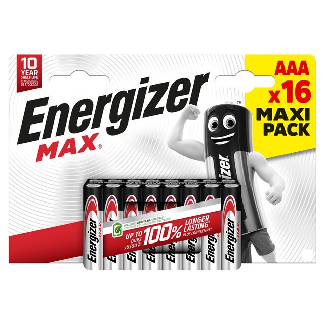 Energizer Max AAA Batteries, Alkaline