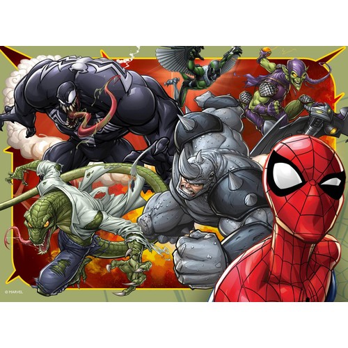 Marvel Spider-Man 4 in Box (12, 16, 20, 24pc) Jigsaw Puzzles thumbnail 4