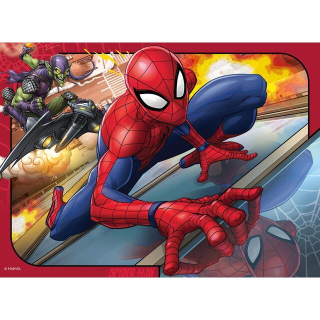 Marvel Spider-Man 4 in Box (12, 16, 20, 24pc) Jigsaw Puzzles thumbnail 5