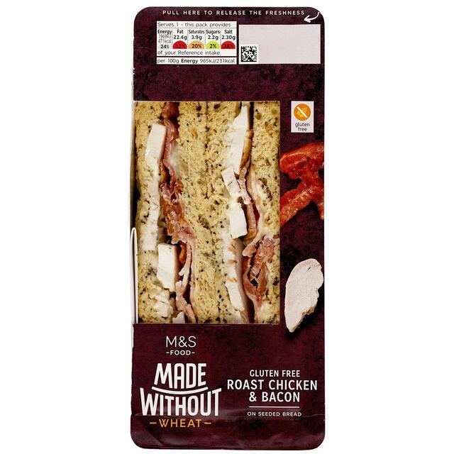 M&S Made Without Roast Chicken & Bacon Sandwich