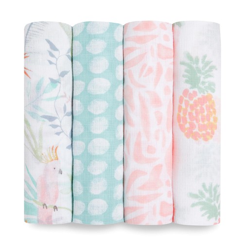 Aden + Anais Muslin Swaddle Blankets, Tropicalia thumbnail 2