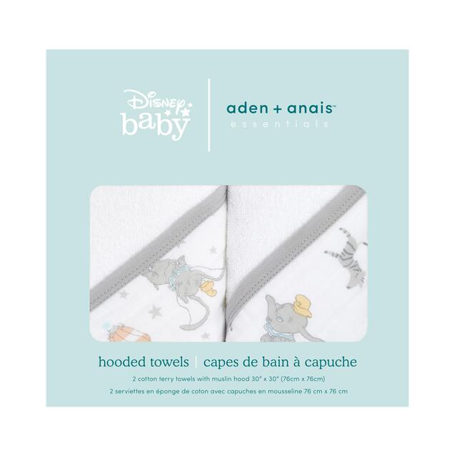 Aden + Anais Hooded Towel, Dumbo
