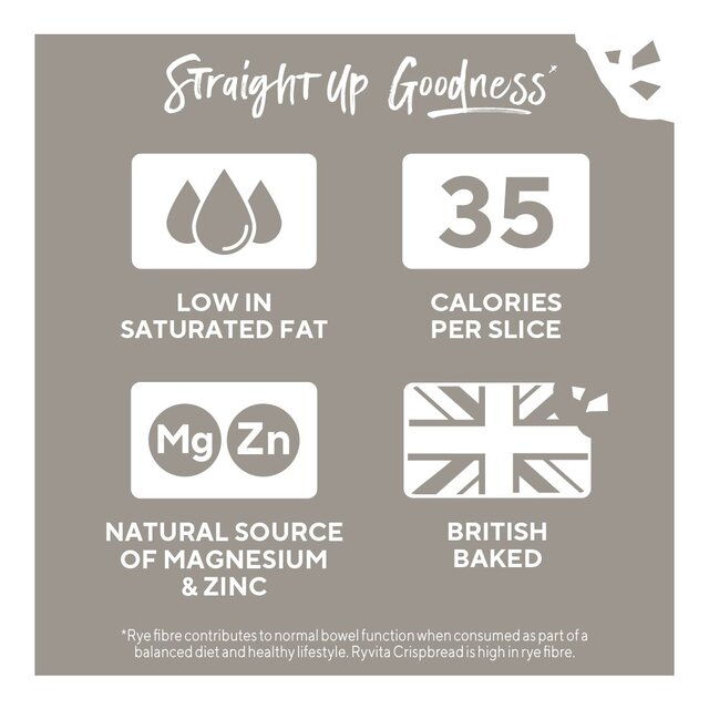 Ryvita Crispbread Cracked Black Pepper Crackers thumbnail 5