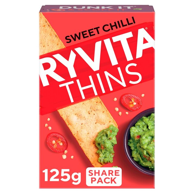 Ryvita Thins Sweet Chilli Flatbread Crackers