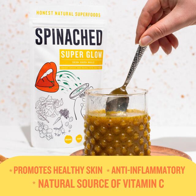 Spinached Organic Super Glow Skin, Hair & Nails Superfood Supplement Powder thumbnail 5