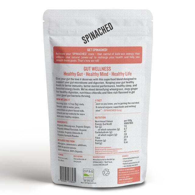 Spinached Organic Gut Wellness Probiotic Growth & Digestion supplement thumbnail 2