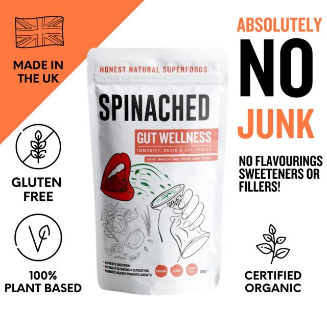 Spinached Organic Gut Wellness Probiotic Growth & Digestion supplement thumbnail 3