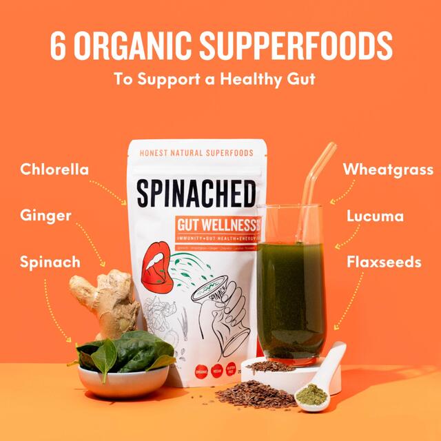 Spinached Organic Gut Wellness Probiotic Growth & Digestion supplement thumbnail 5