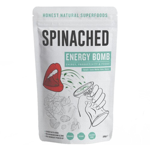 Spinached Organic Energy Bomb Iron, Magnesium & Zinc supplement
