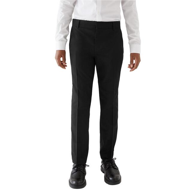M&S 2pk Black Skinny Leg School Trousers, 4-13 Years