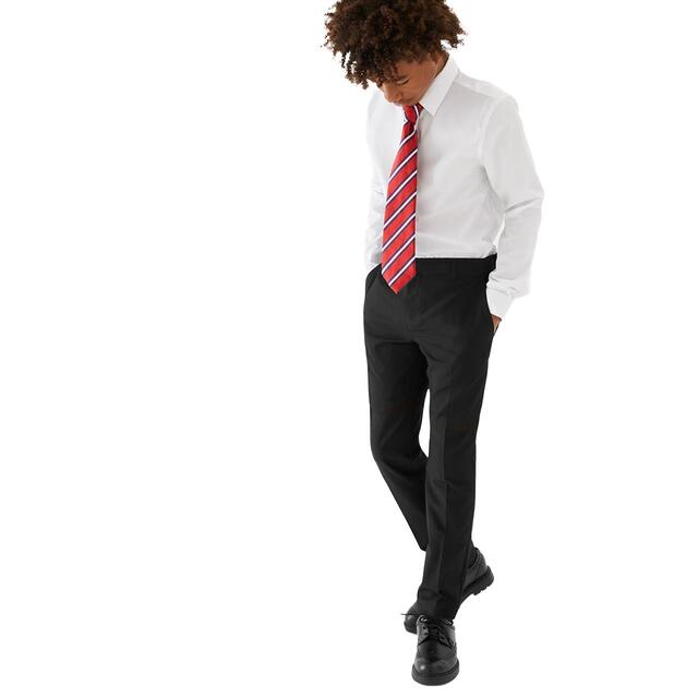 M&S 2pk Black Skinny Leg School Trousers, 4-13 Years thumbnail 4