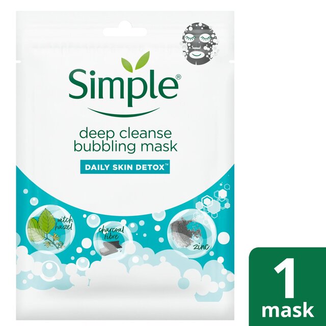 Simple Daily Skin Detox Bubbling Deep Cleanse Sheet Mask thumbnail 2
