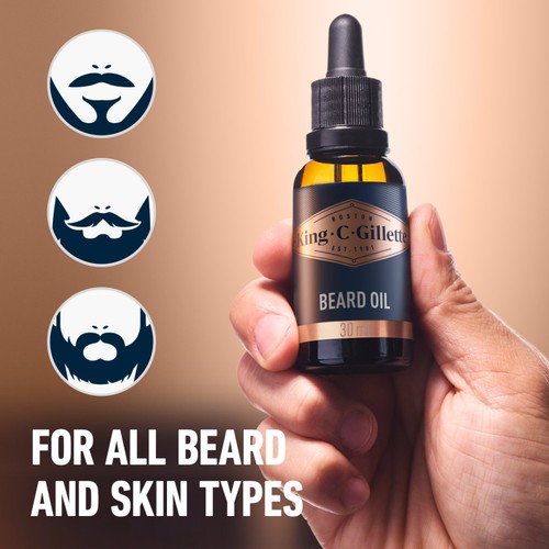 King C Gillette Beard Oil  thumbnail 4