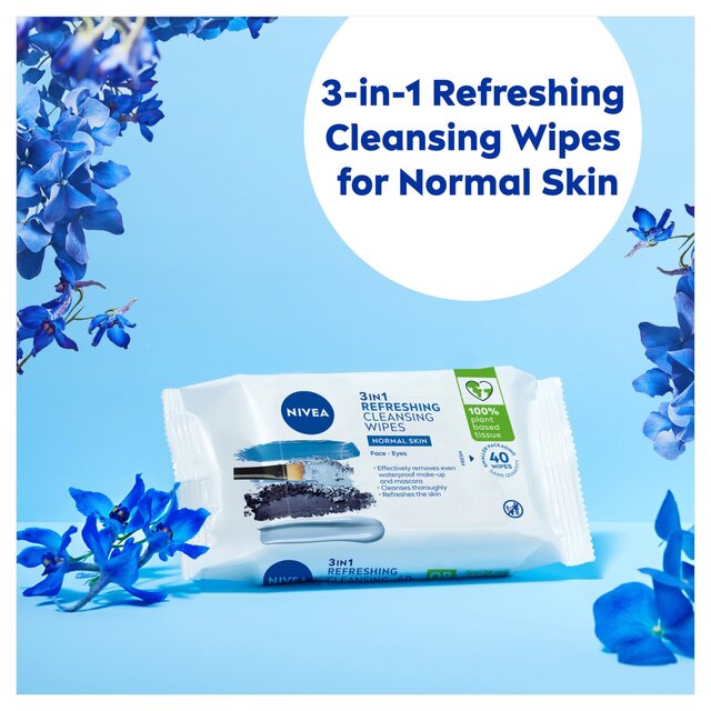 NIVEA Biodegradable Cleansing Face Wipes for Normal Skin thumbnail 2