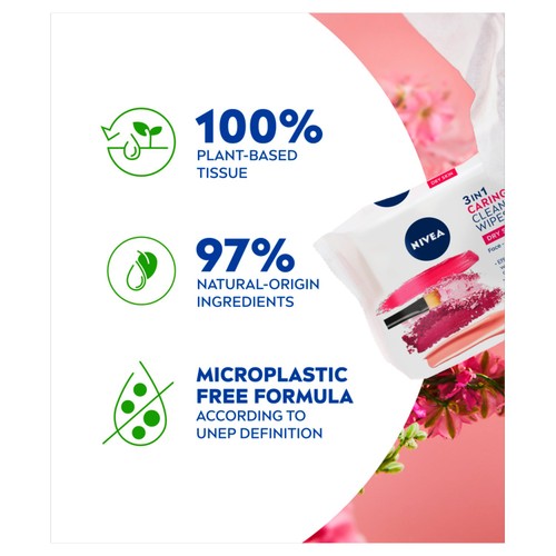 NIVEA Biodegradable Cleansing Face Wipes for Dry Skin  thumbnail 3