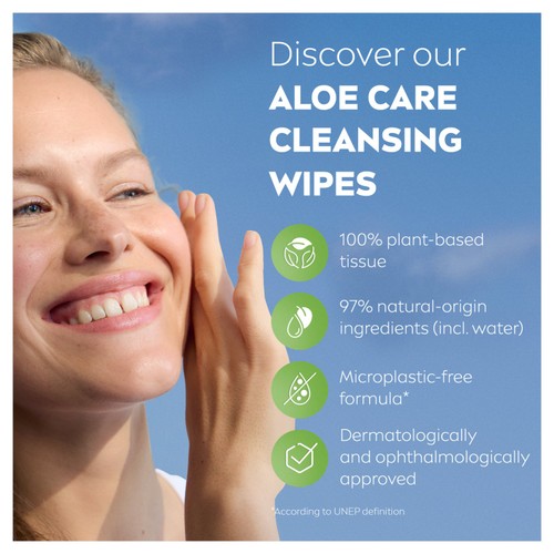 NIVEA Naturally Good Organic Aloe Vera Face Cleansing Wipes  thumbnail 3