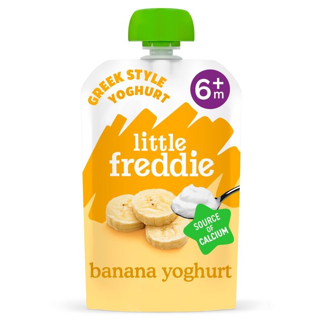 Little Freddie Banana Greek Yoghurt Organic Pouch, 6 mths+ thumbnail 5