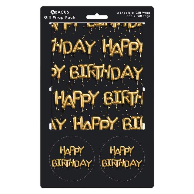 Birthday Balloons Gift Wrap Sheets & Tags thumbnail 3