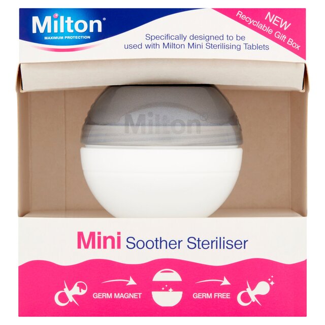 Milton Mini Soother Steriliser, Silver