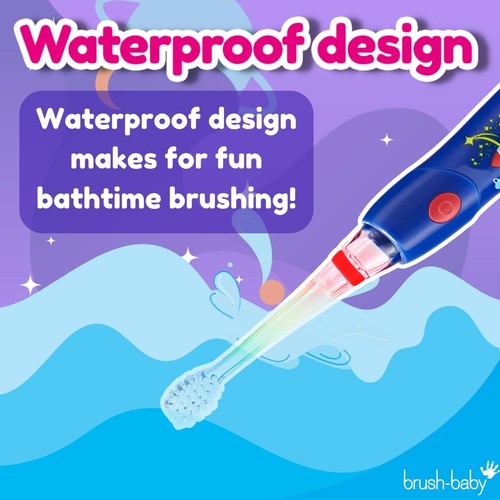 Brush-Baby KidzSonic Rocket Electric Toothbrush, 3+ Yrs thumbnail 2