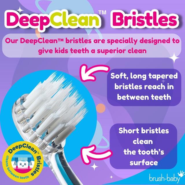 Brush-Baby KidzSonic Rocket Electric Toothbrush, 3+ Yrs thumbnail 3