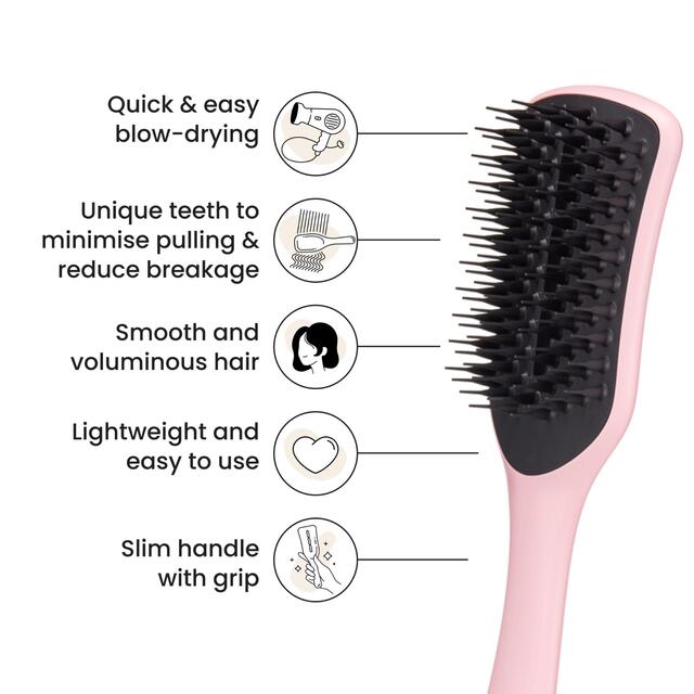 Tangle Teezer Easy Dry & Go Vented Hairbrush, Tickled Pink thumbnail 3