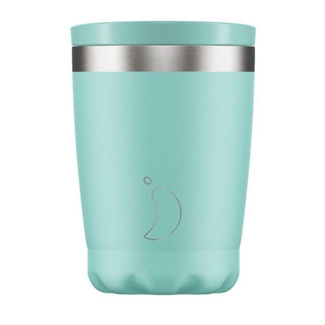 Chilly's Bottles Pastel Green Coffee Cup 340ml