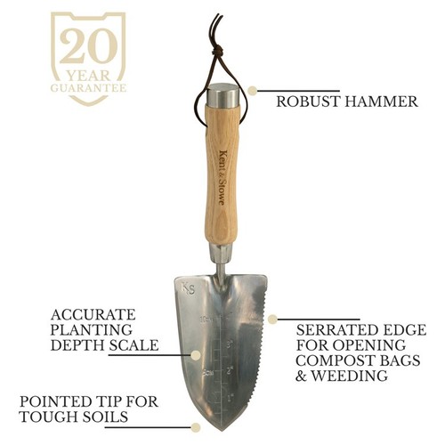 Kent & Stowe Stainless Steel The Capability Trowel FSC